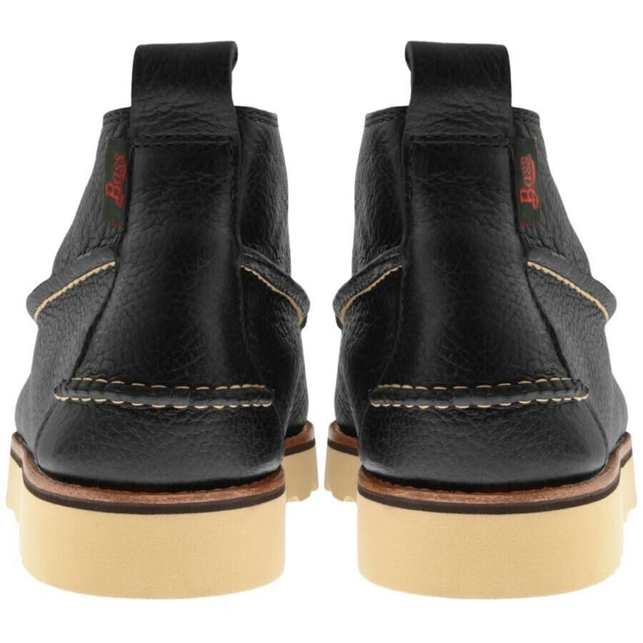 Bass Weejuns Men s Camp Moc III Ranger Boot in Black Tumbled Leather Size UK 10 END Clothing